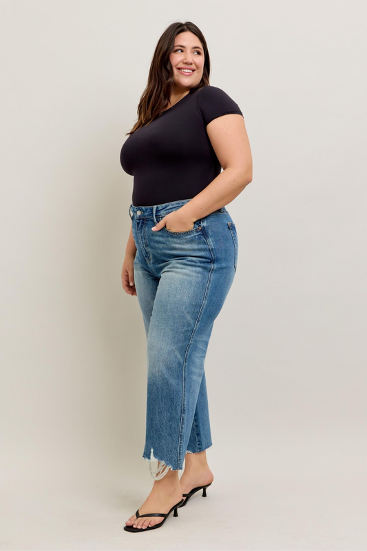 Judy Blue Rigid Crop Jeans