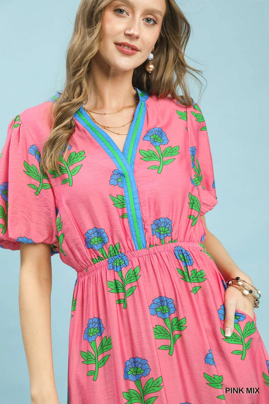 Floral Print Dress