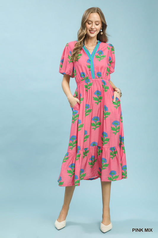 Floral Print Dress