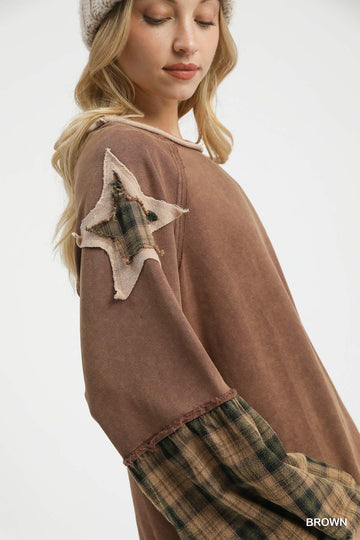 Star Patch Pullover