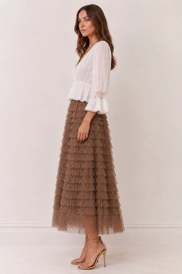 Tiered Midi Dress