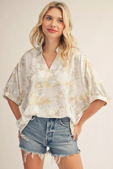 Metallic Top