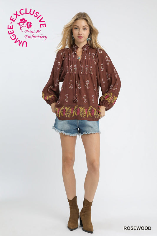 Boho Peasant Blouse
