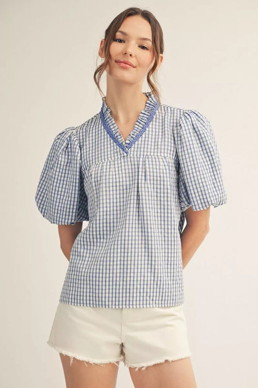 Gingham Top