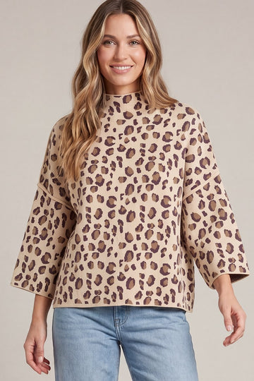 Mock-Neck Sweater