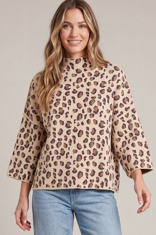 Mock-Neck Sweater