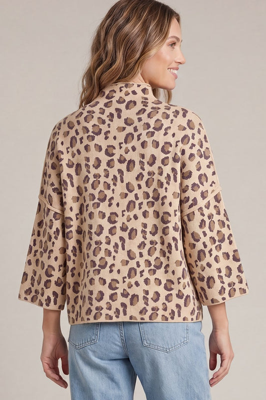 Mock-Neck Sweater