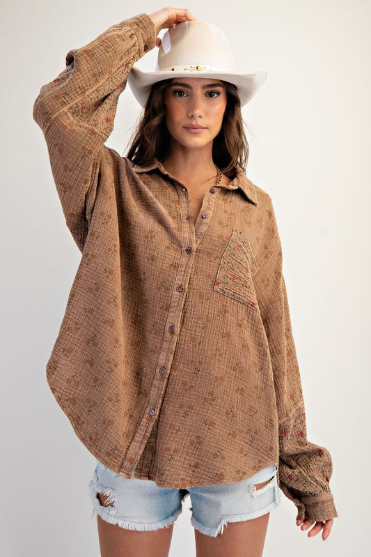 Gauze Washed Shirt