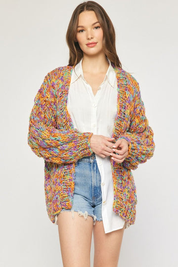 Crochet Knit Cardigan