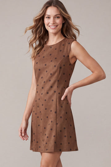 Suede Mini Dress