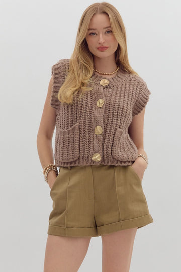 Knit Sweater Vest