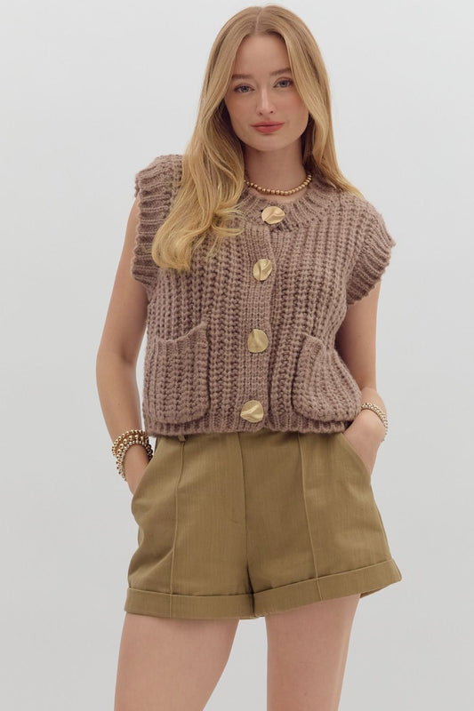 Knit Sweater Vest