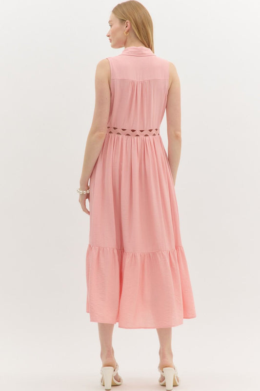Soft Pink Maxi Dress
