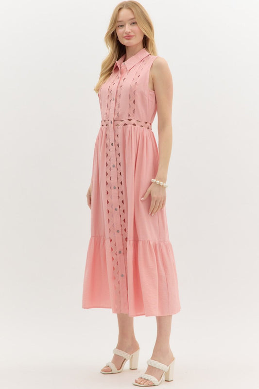 Soft Pink Maxi Dress