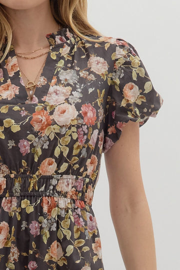 Bubble Sleeve Dress