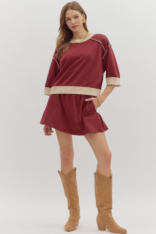 Knit Pullover Set
