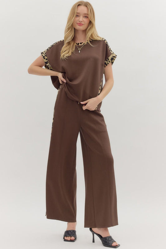Jersey Knit Pant Set