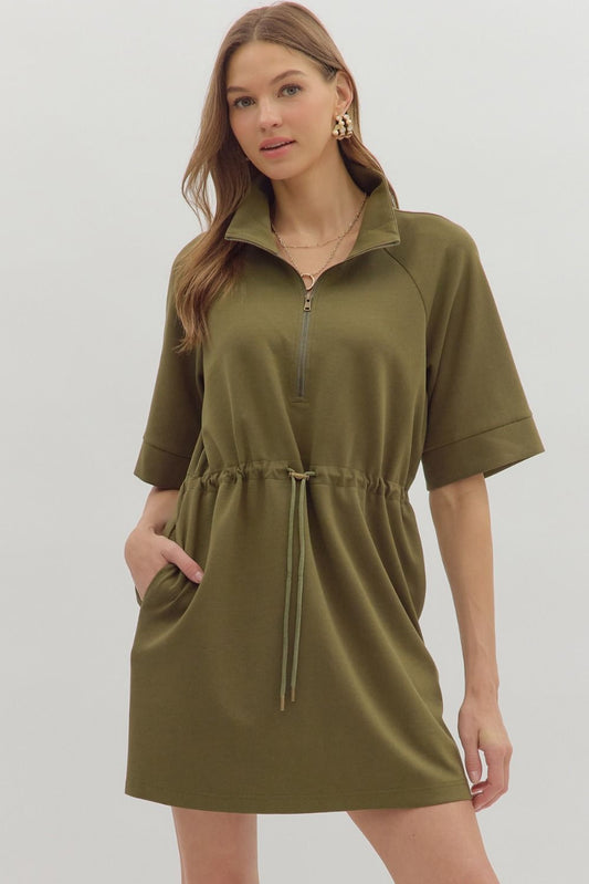 Zip Front Dress