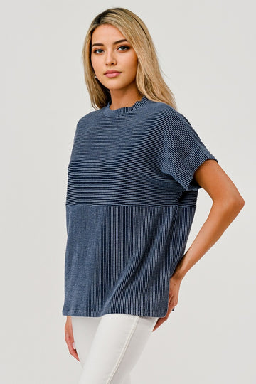 Ribbed Tee Various Texture