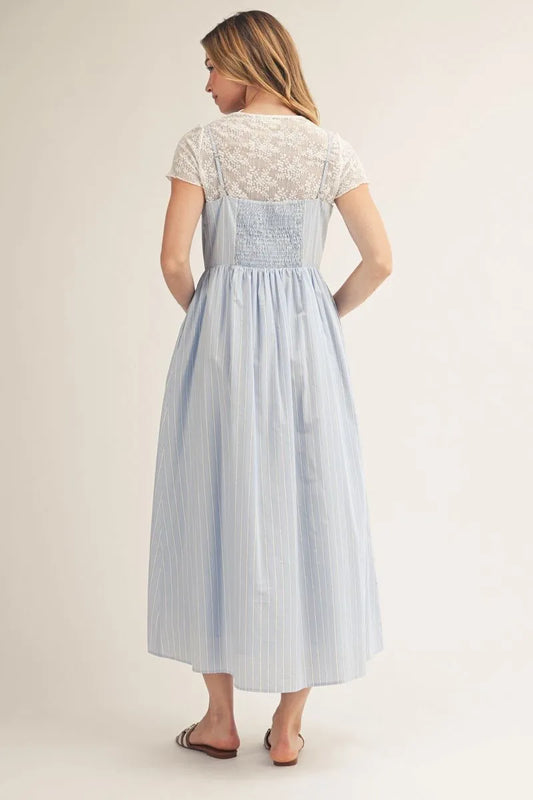 Stripe Midi Dress