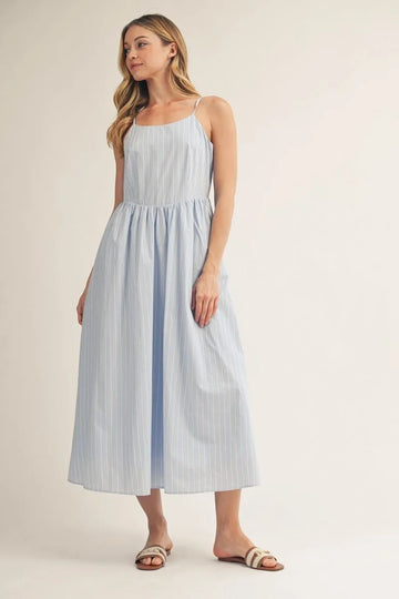 Stripe Midi Dress