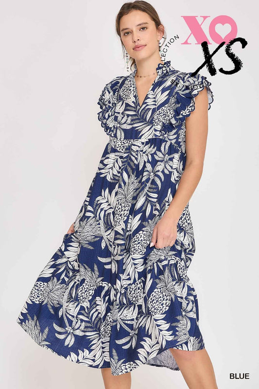 Ruffle Maxi Dress