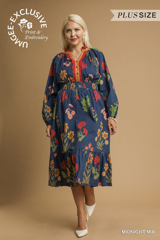 Floral Midi Dress