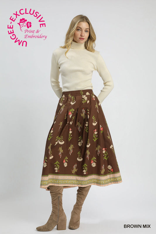 Embroidered Skirt