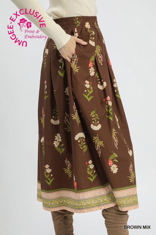 Embroidered Skirt