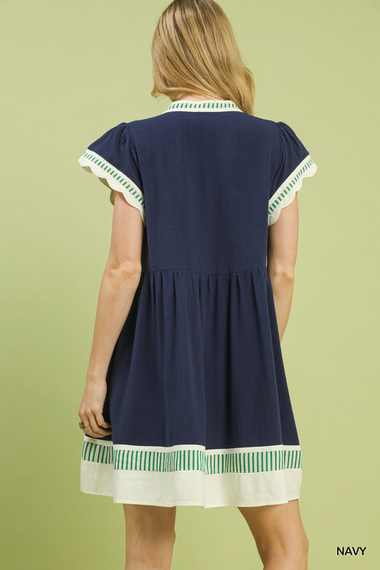 Flutter Sleeve Dress