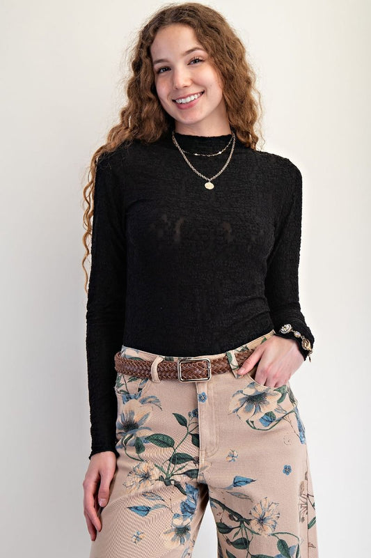 Lace Fitted Top