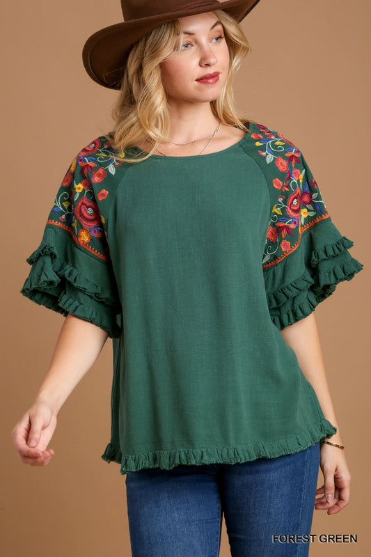 Embroidered Top