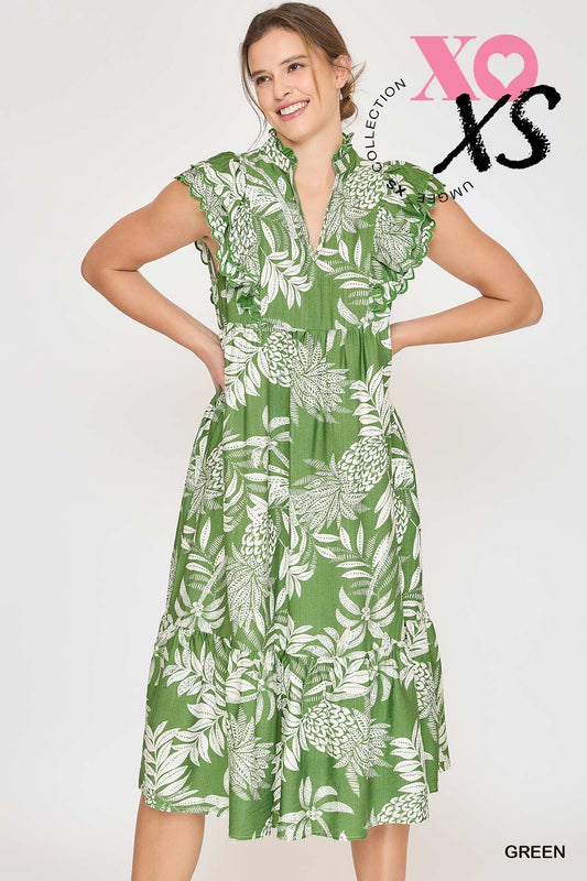 Ruffle Maxi Dress