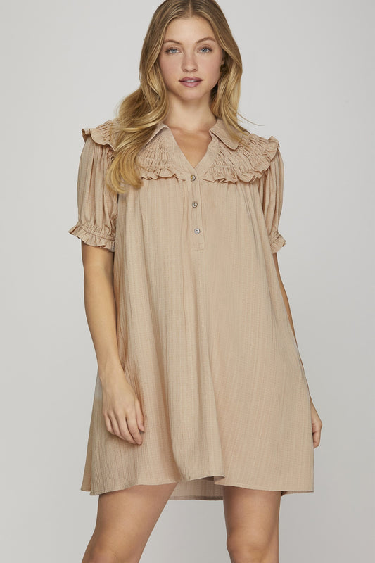 Smocked Ruffle Dress