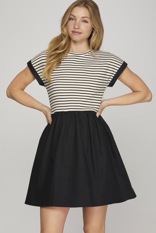 Combo Mini Dress