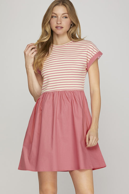 Combo Mini Dress