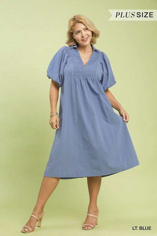 Smocked Yoke Dress