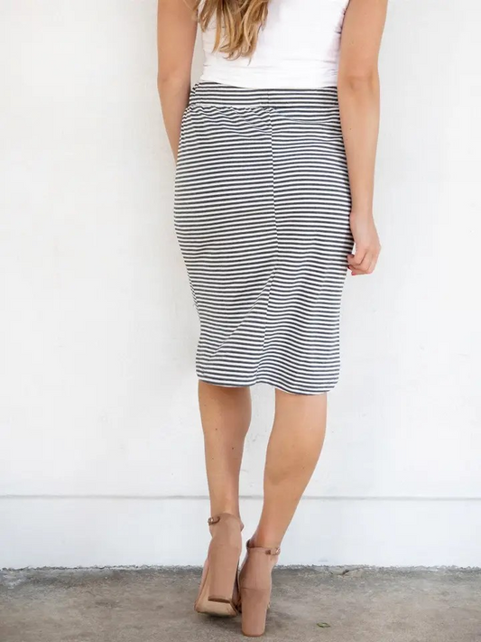 Thin Stripe Mabel Weekend Skirt