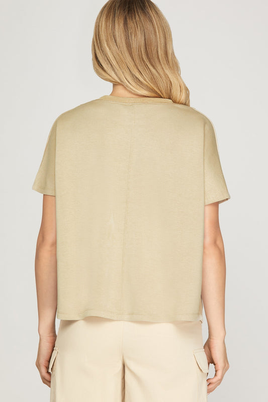 Drop Shoulder Top