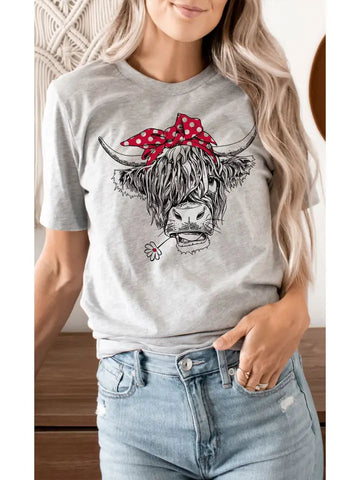 Bandana Cow Tee