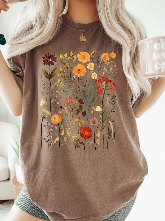 Fall Flower Tee