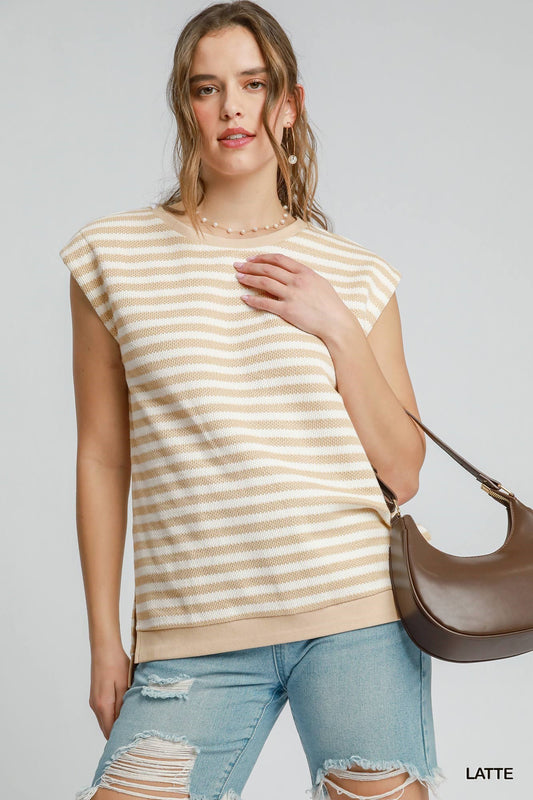 Striped Knit Top