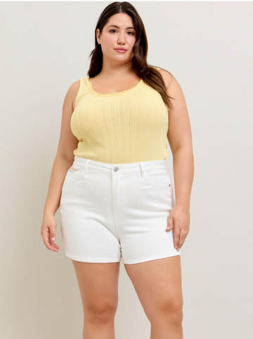 Judy Blue Rainbow Stitch Shorts