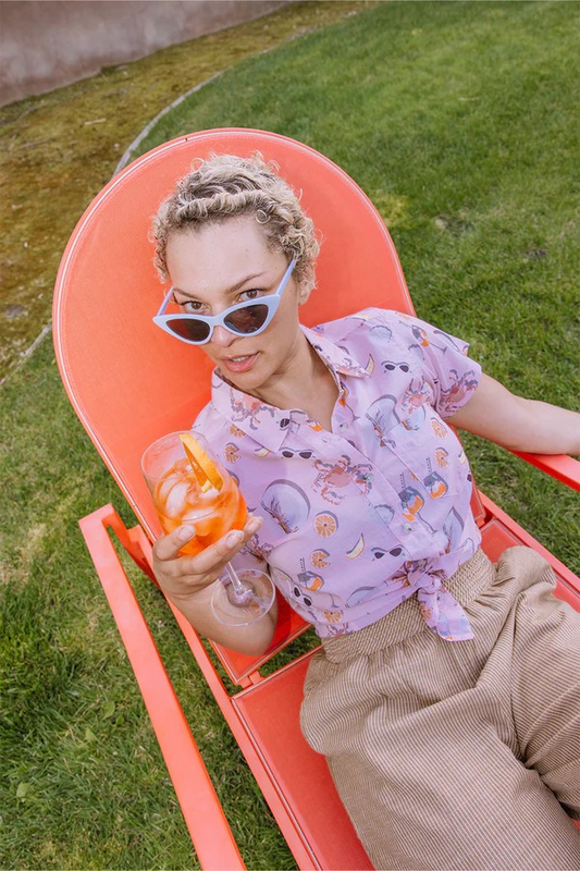 Girl Party Crabs & Cocktails Shirt
