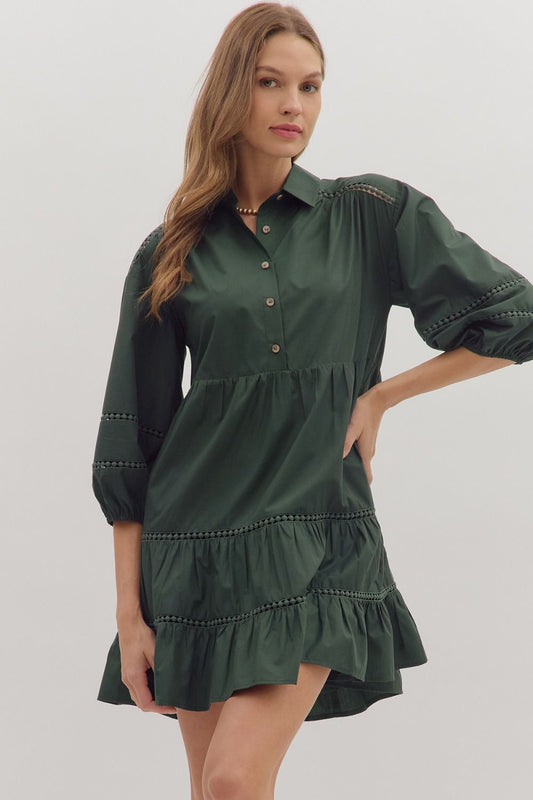 Lace Trim Dress