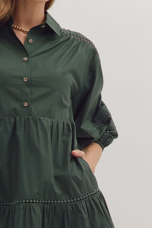Lace Trim Dress
