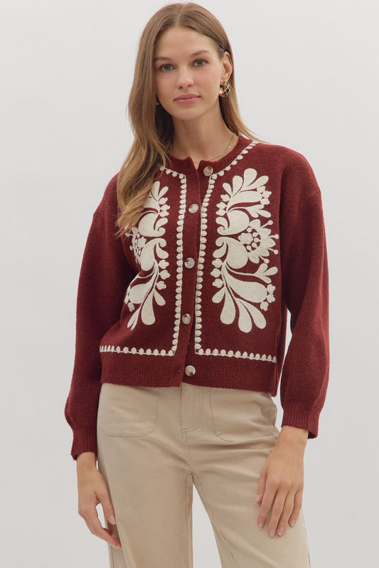 Embroidered Sweater