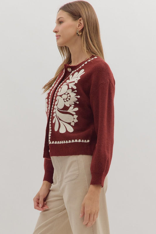 Embroidered Sweater