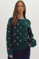 3D PomPom Sweater