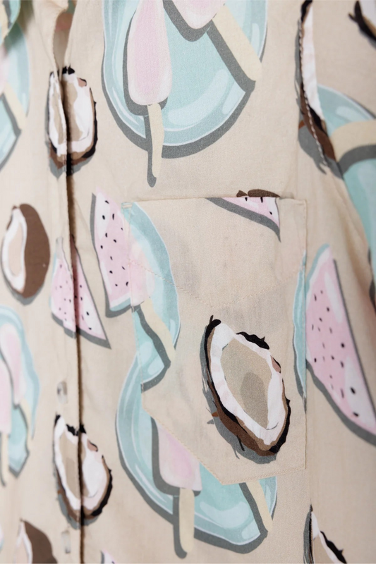 Girl Party Coconutty Button Up